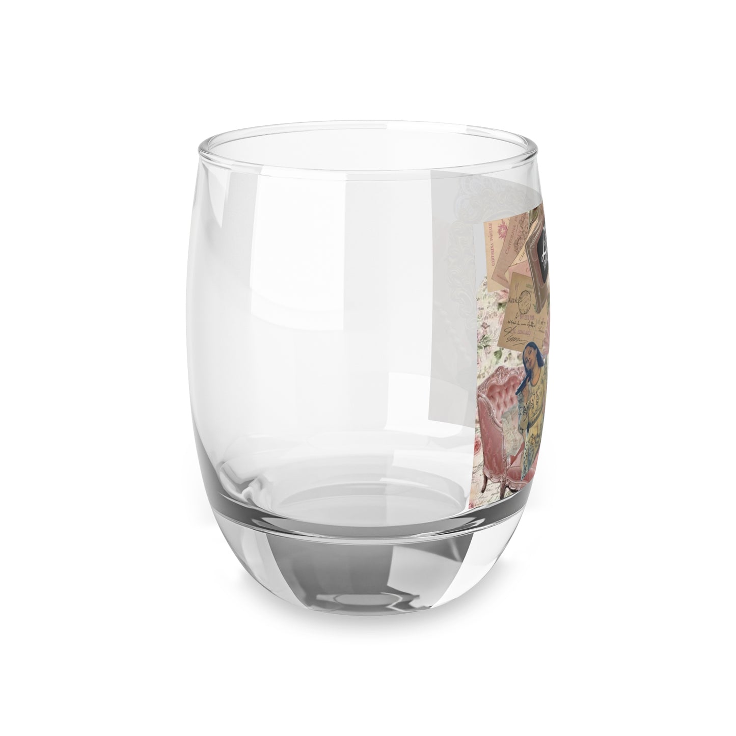 Lana Del Rey Victorian Collage Whiskey Glass