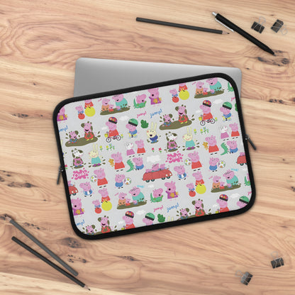 Peppa Pig Oink Oink Collage Laptop Sleeve