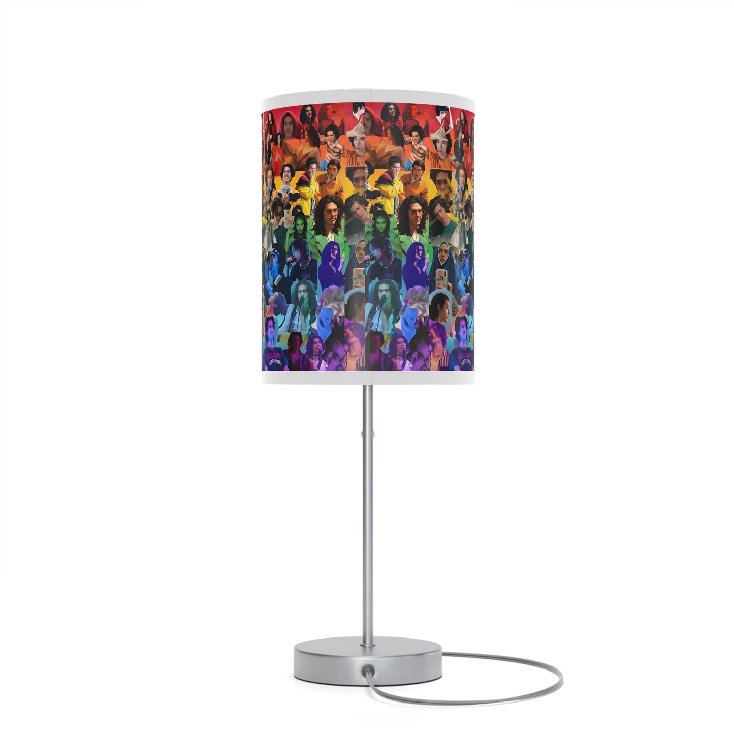 Conan Grey Rainbow Photo Collage Lamp on a Stand