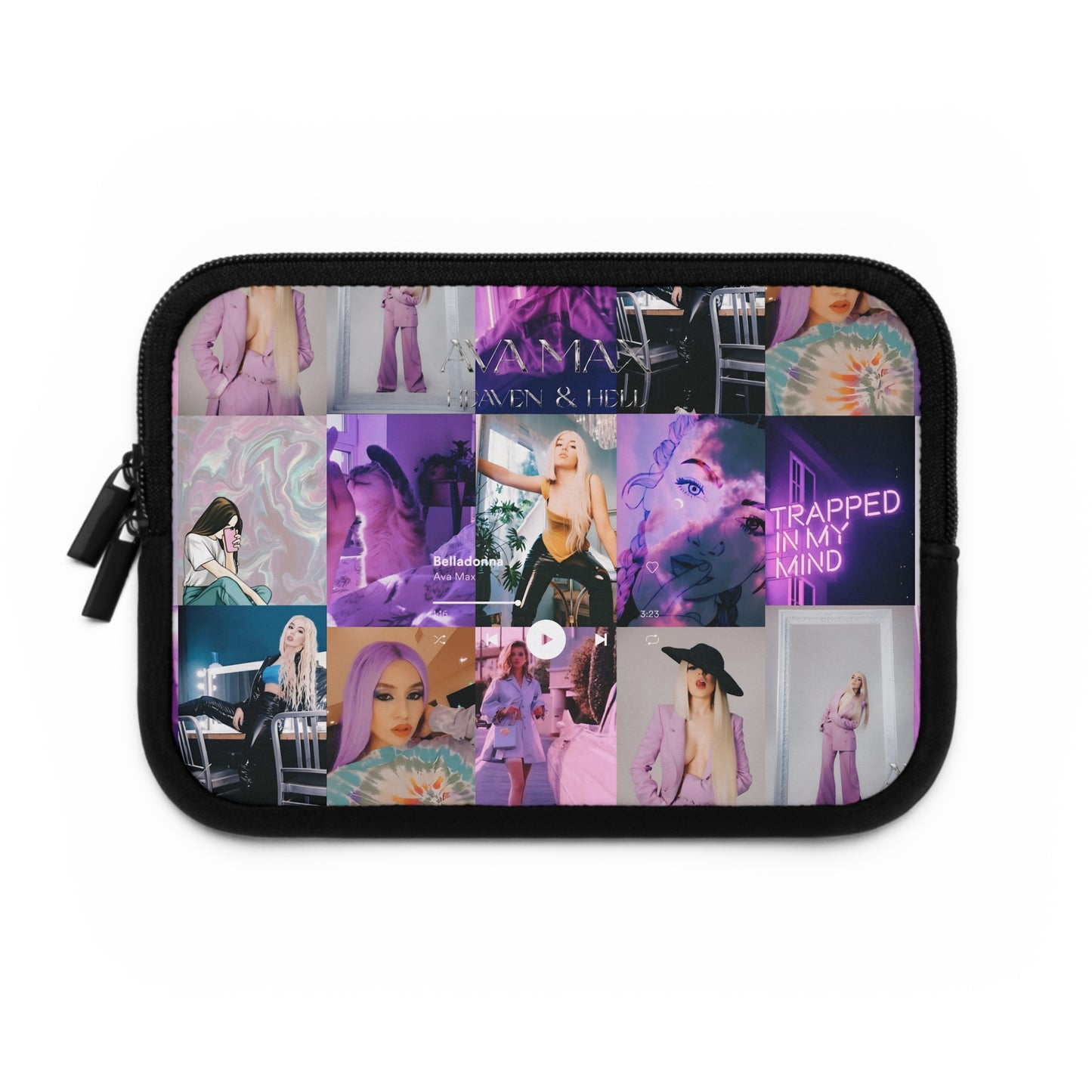 Ava Max Belladonna Photo Collage Laptop Sleeve