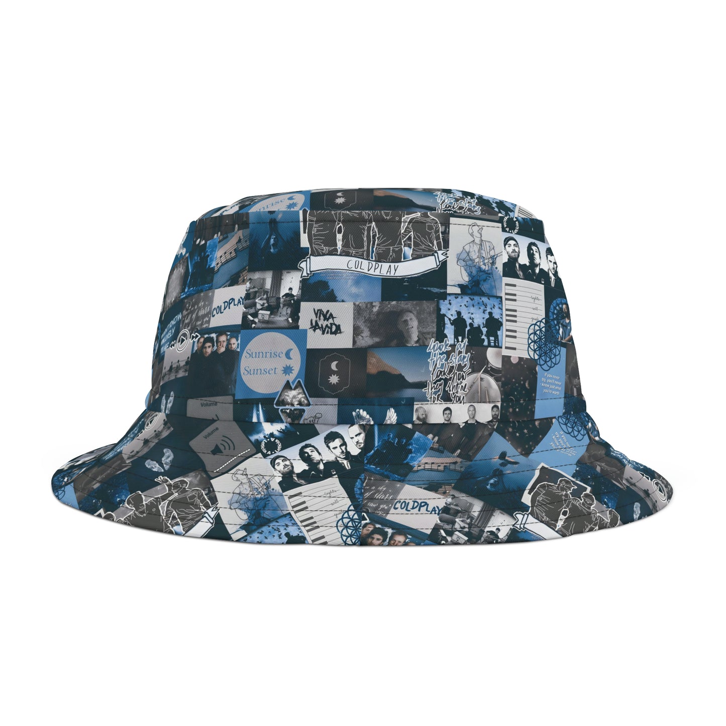 Coldplay Sunrise Sunset Collage Bucket Hat