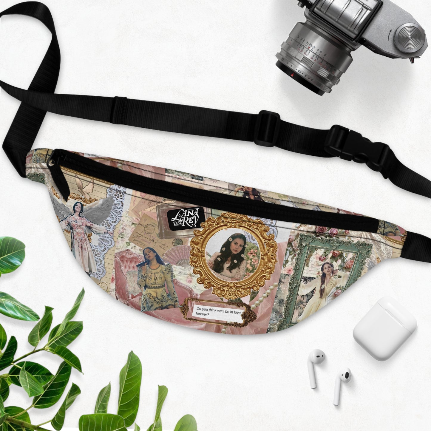 Lana Del Rey Victorian Collage Fanny Pack