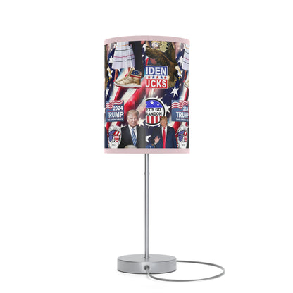 Donald Trump 2024 MAGA Montage Lamp on a Stand