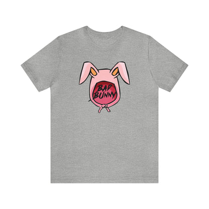 Bad Bunny Hoodie Logo Unisex Jersey Short Sleeve Tee Shirt