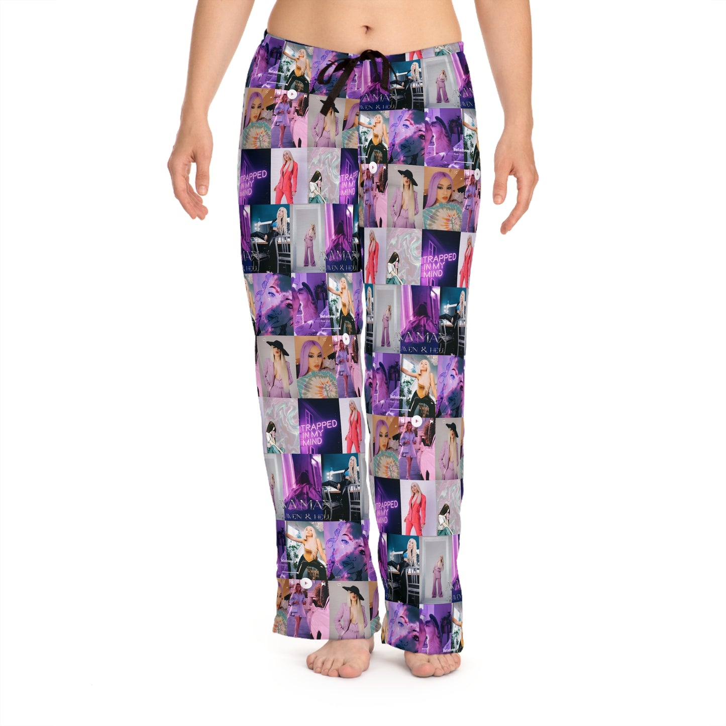 Ava Max Belladonna Photo Collage Women's Pajama Pants