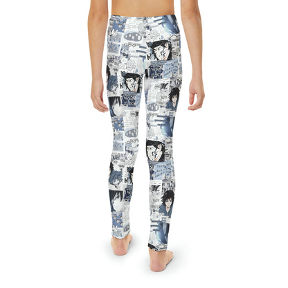 Demon Slayer Giyu Aesthetic Collage Youth Full-Length Leggings