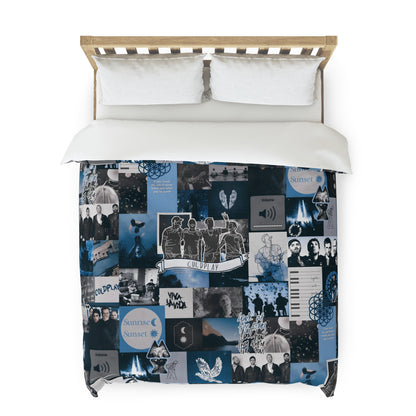 Coldplay Sunrise Sunset Collage Duvet Cover