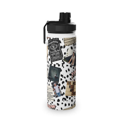 Morgan Wallen Yeehaw Collage Stainless Steel Sports Lid Water Bottle