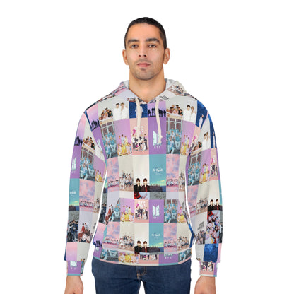 BTS Pastel Aesthetic Collage Unisex Pullover Hoodie