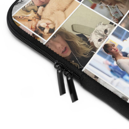 Taylor Swift's Cats Collage Pattern Laptop Sleeve