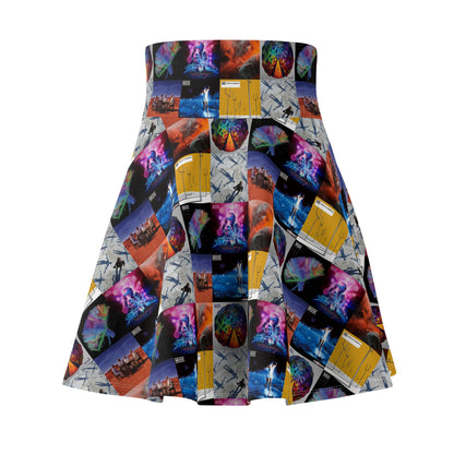 Muse Album Cover Collage Women's Skater Skirt