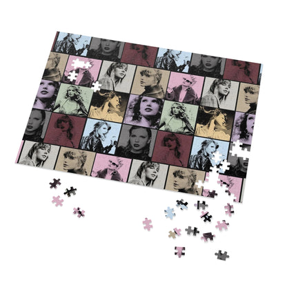 Taylor Swift Eras Collage Jigsaw Puzzle (30, 110, 252, 500, 1000-Piece)