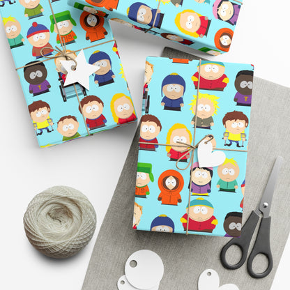 South Park School Kids Ensemble Gift Wrap Paper