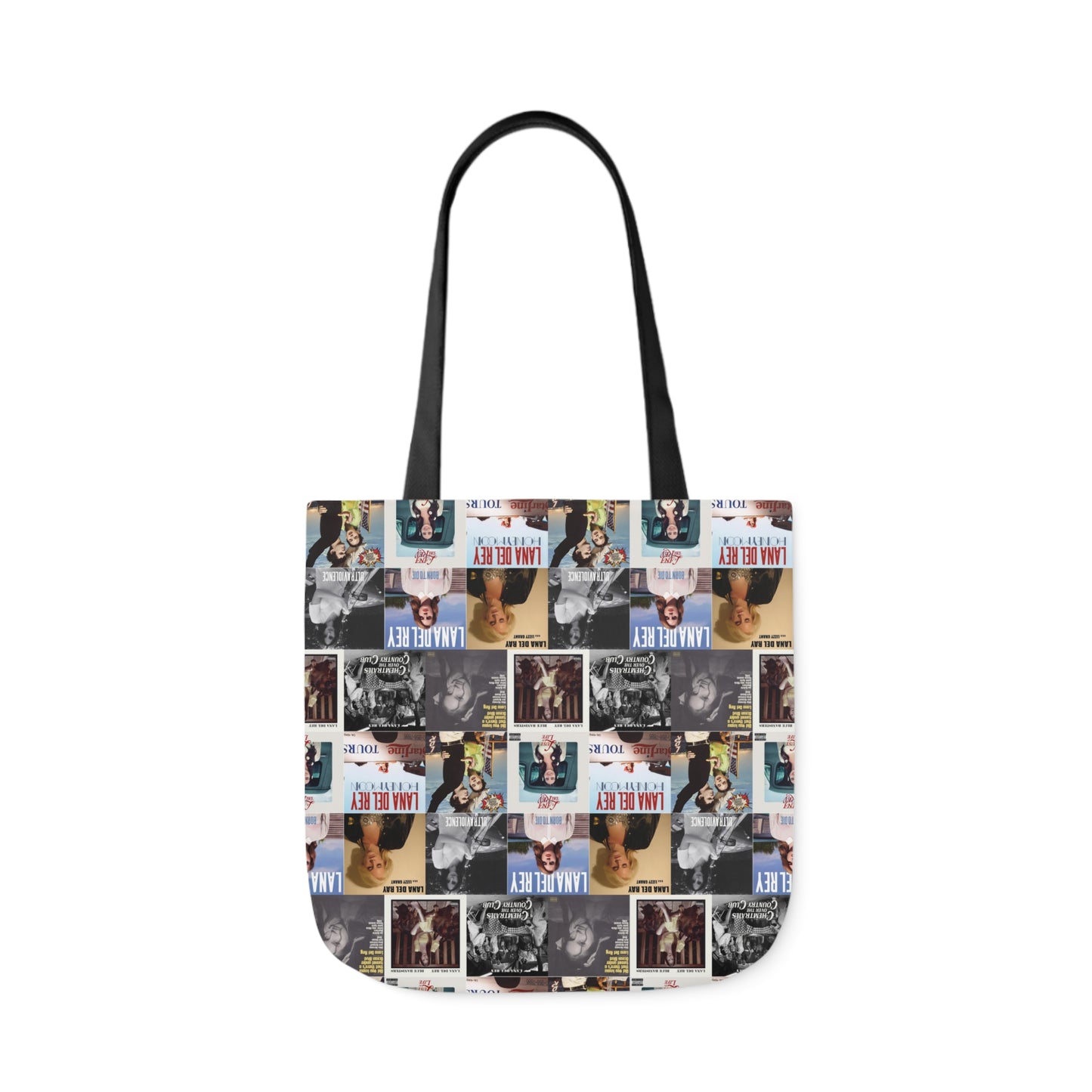 Lana Del Rey Album Cover Collage Polyester Canvas Tote Bag