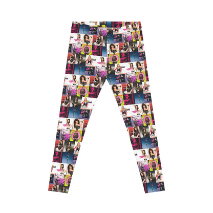 Miley Cyrus Album Cover Collage Women's Casual Leggings