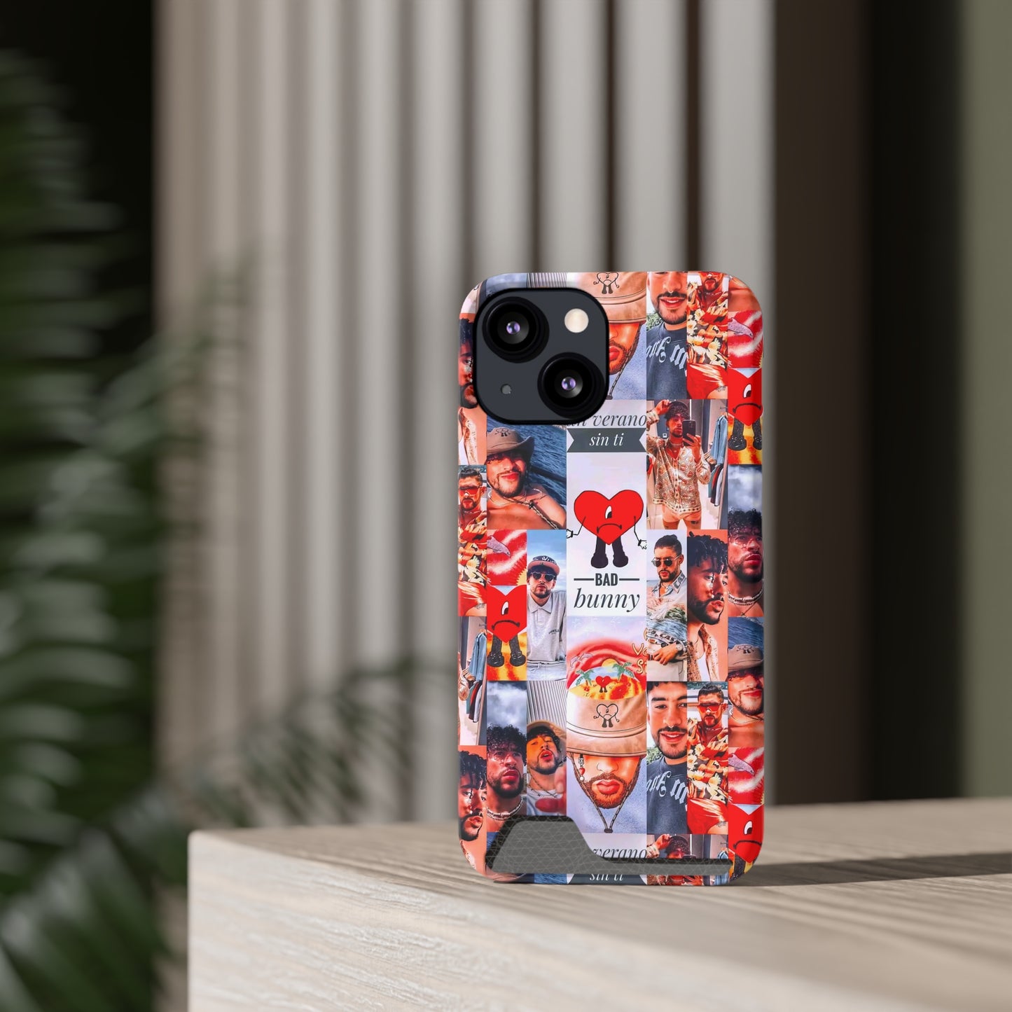 Bad Bunny Un Verano Sin Ti Photo Collage Phone Case With Card Holder