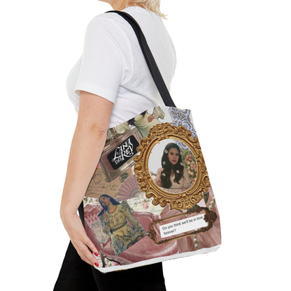 Lana Del Rey Victorian Collage Tote Bag