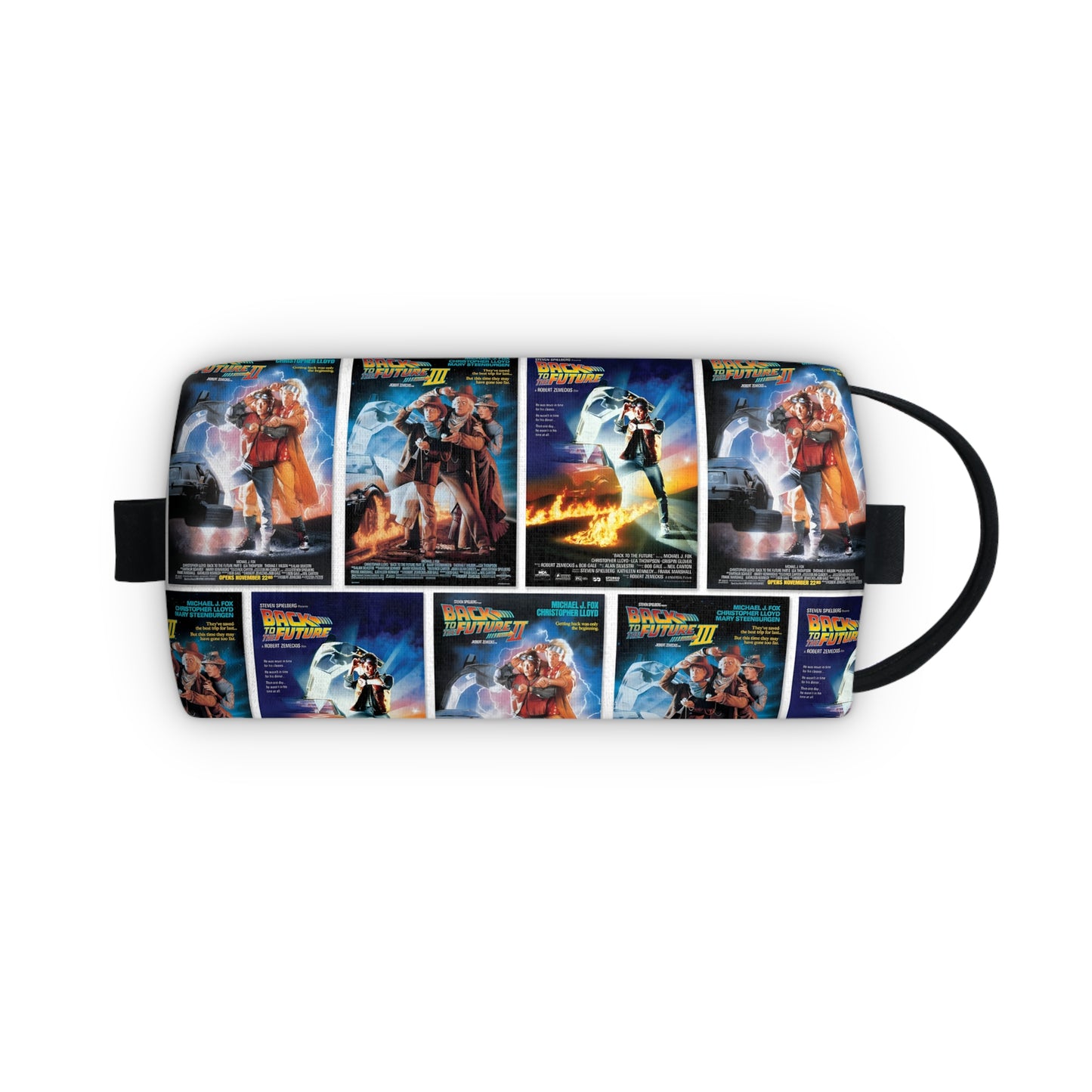 Back To The Future Movie Posters Collage Toiletry Bag