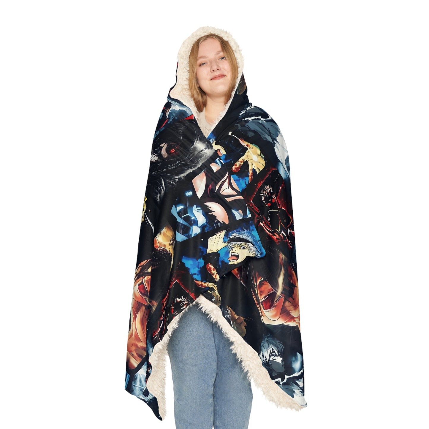 Anime Hero Montage Snuggle Blanket