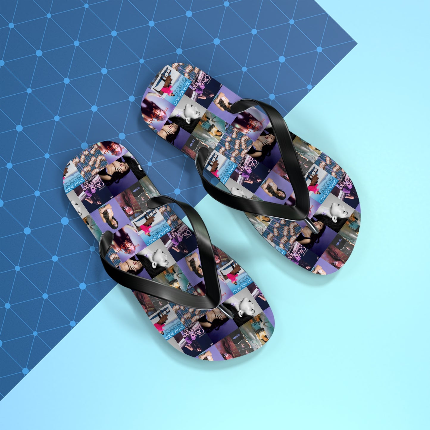 Olivia Rodrigo Album Cover Art Collage Flip Flops