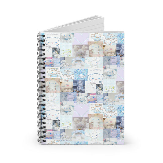 Cinnamoroll I Love You So Mush Photo Collage Spiral Notebook - Ruled Line