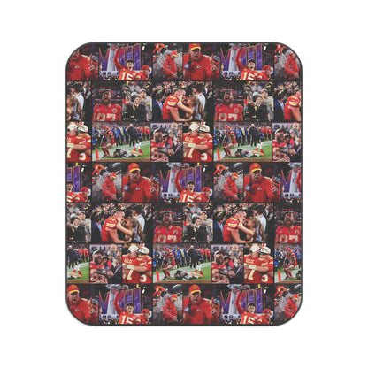 Kansas City Chiefs Superbowl LVIII Championship Victory Collage Picnic Blanket
