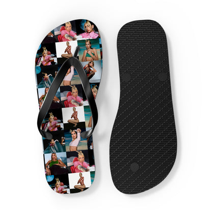 Dua Lipa Future Nostalgia Mosaic Flip Flops