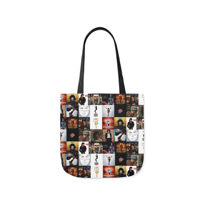 Michael Jackson Album Cover Collage Polyester Canvas Tote Bag