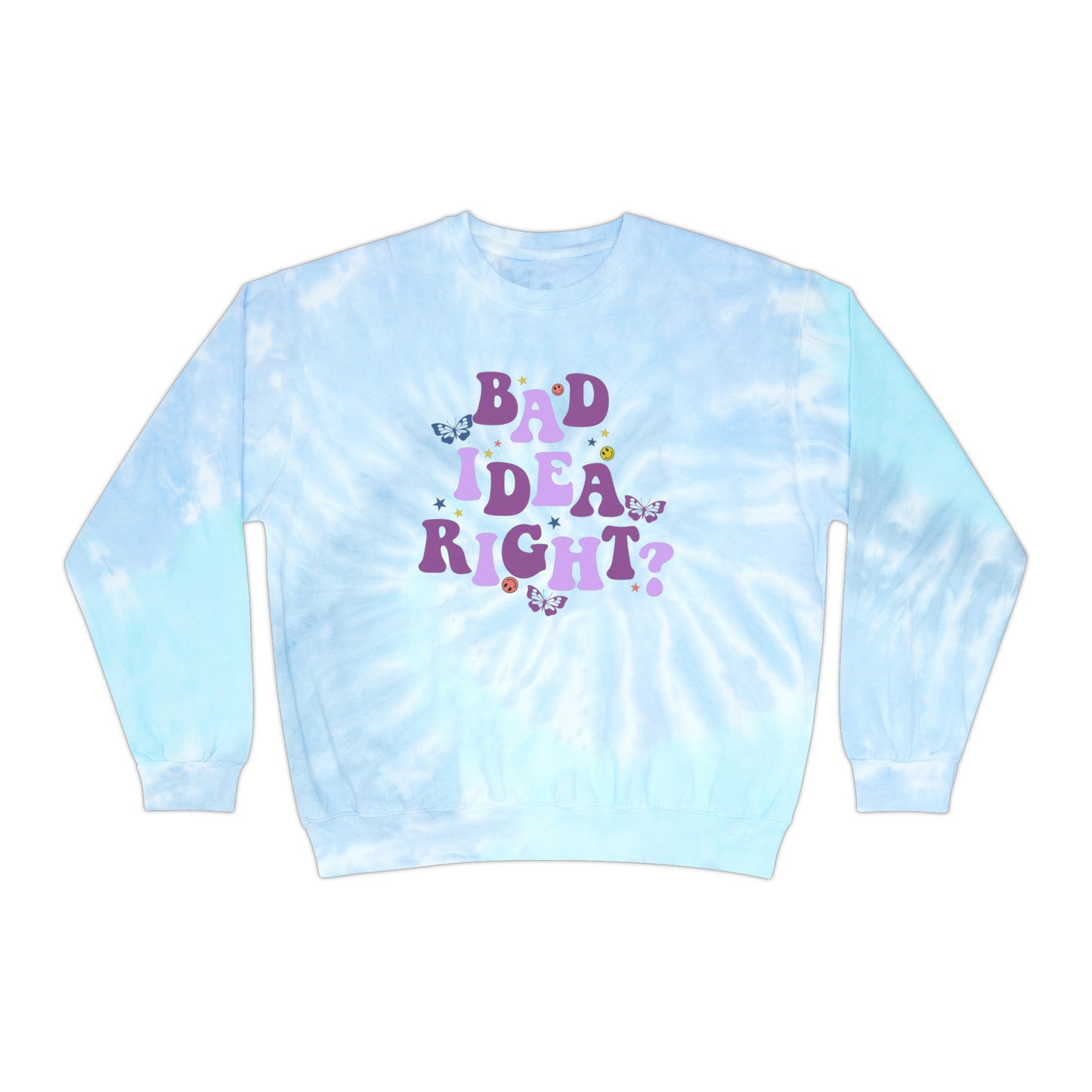 Olivia Rodrigo Bad Idea Right? Unisex Tie-Dye Sweatshirt