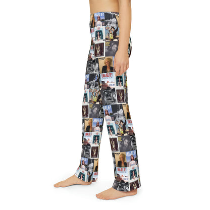 Lana Del Rey Album Cover Collage Kids Pajama Pants