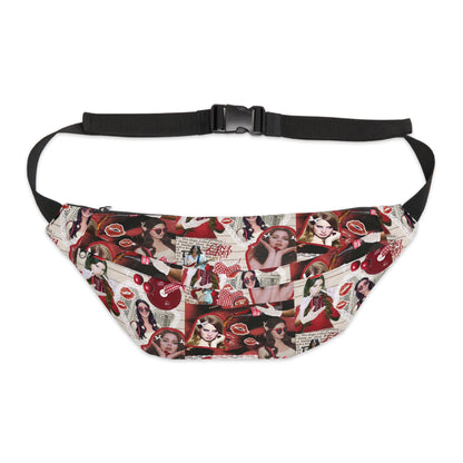 Lana Del Rey Cherry Coke Collage Large Fanny Pack