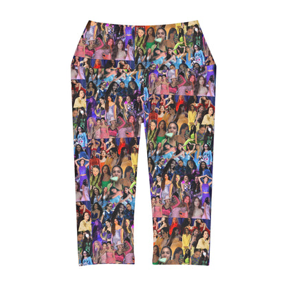 Olivia Rodrigo Rainbow Collage Yoga Capri Leggings