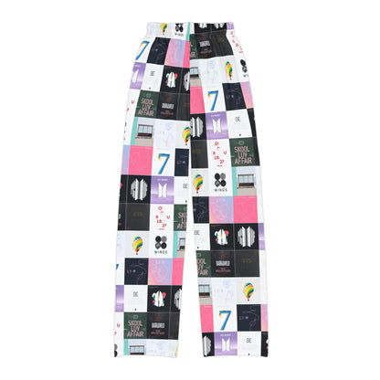 BTS Album Cover Art Collage Kids Pajama Pants