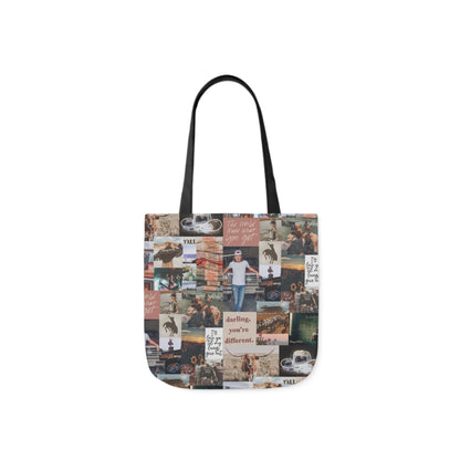 Morgan Wallen Darling You're Different Collage Polyester Canvas Tote Bag