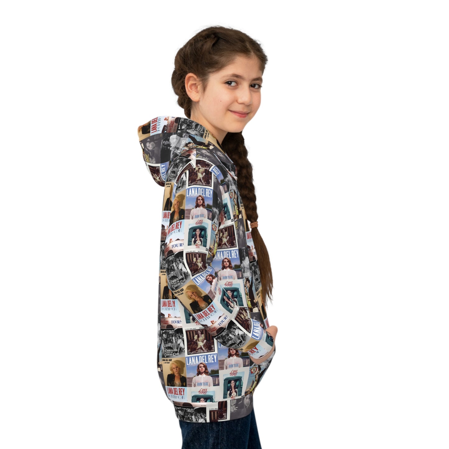 Lana Del Rey Album Cover Collage Kid's Hoodie