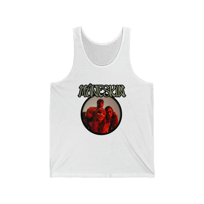 Måneskin Circular Group Photo Unisex Jersey Tank