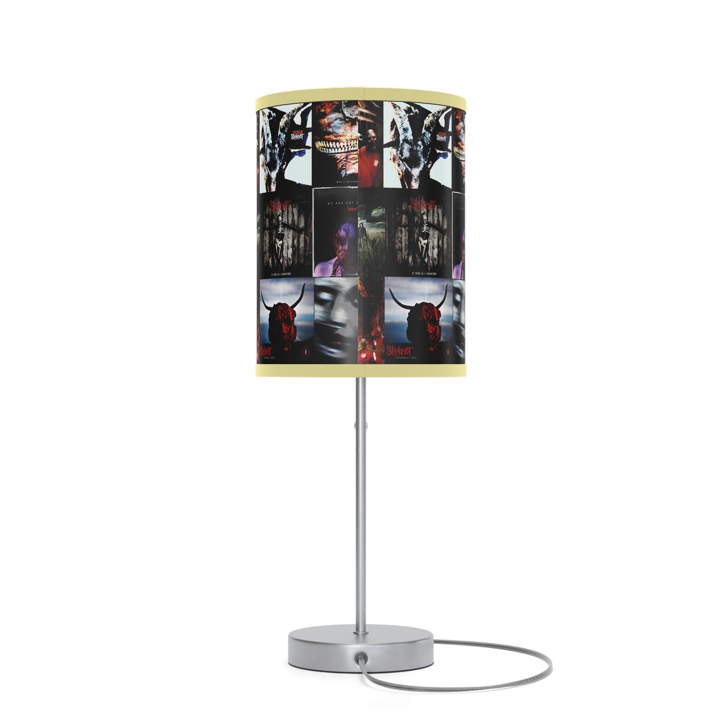 Slipknot Album Art Collage Lamp on a Stand