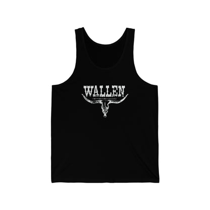 Morgan Wallen White Logo Unisex Jersey Tank