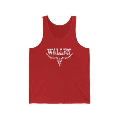 Morgan Wallen White Logo Unisex Jersey Tank