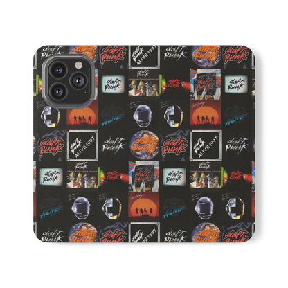 Daft Punk Album Cover Art Collage Phone Flip Case