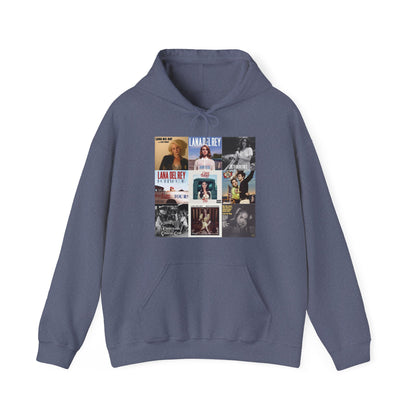 Lana Del Rey Album Cover Collage Unisex Heavy Blend Hooded Sweatshirt