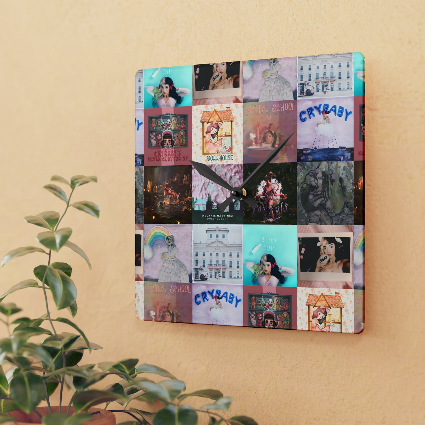 Melanie Martinez Album Art Collage Acrylic Wall Clock