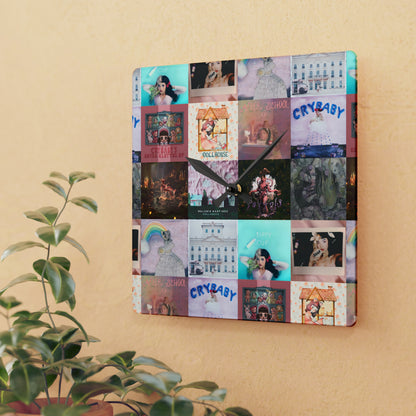 Melanie Martinez Album Art Collage Acrylic Wall Clock