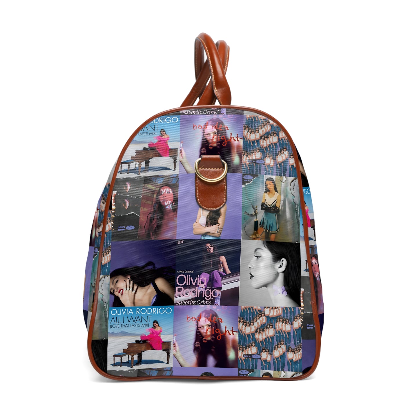 Olivia Rodrigo Album Cover Art Collage Waterproof Travel Bag