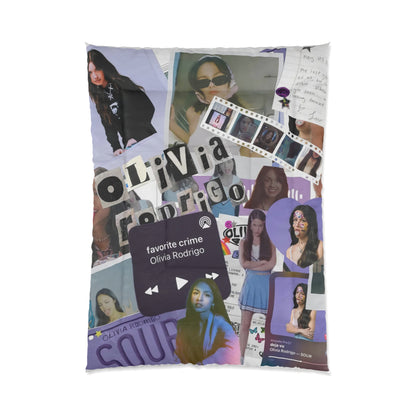 Olivia Rodrigo Deja Vu Collage Comforter