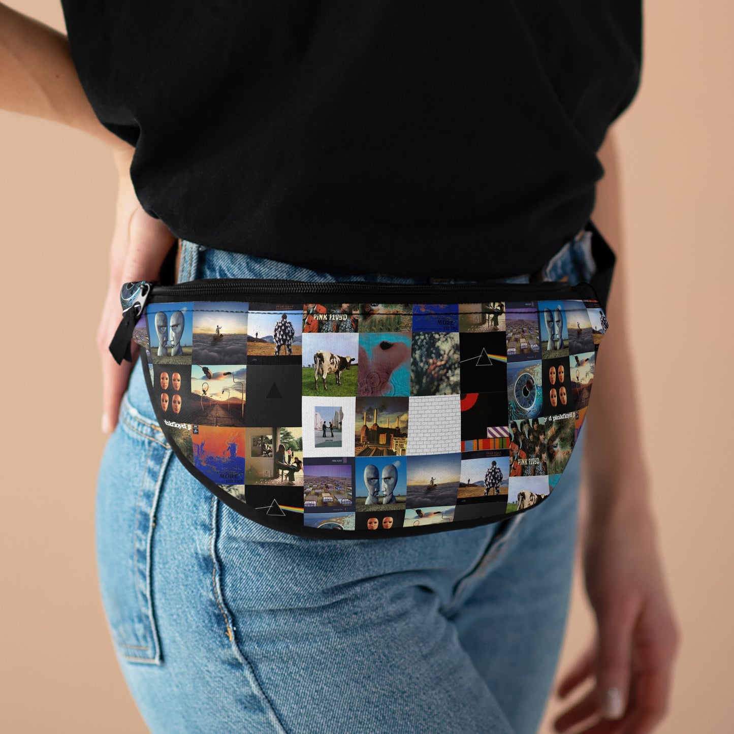 Pink Floyd Album Cover Collage Fanny Pack