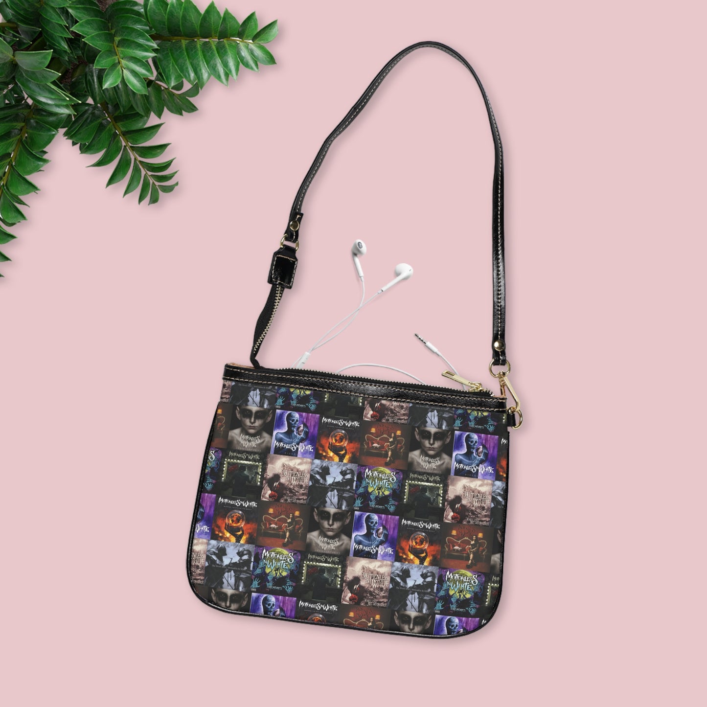 Motionless In White Album Cover Collage Small Shoulder Bag