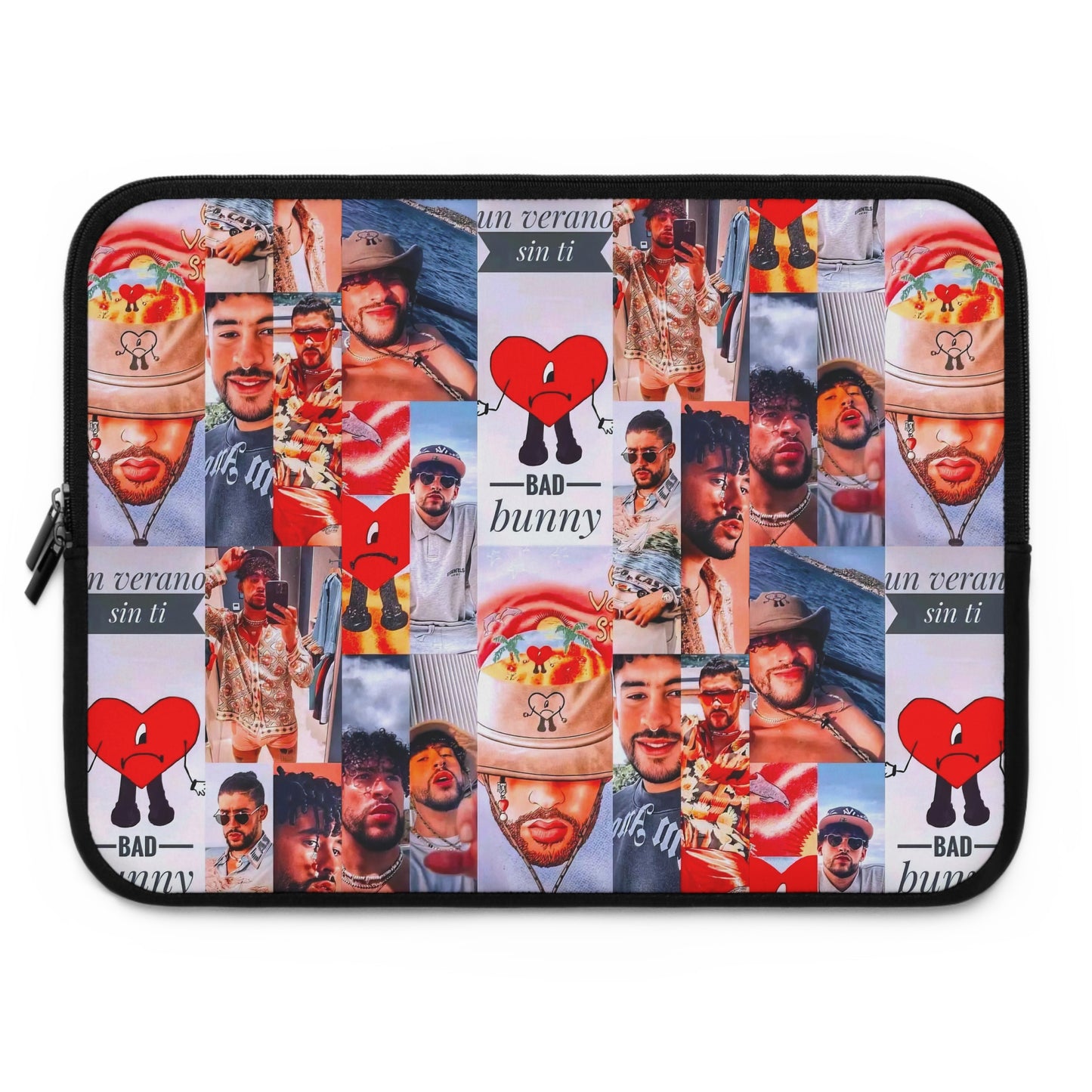 Bad Bunny Un Verano Sin Ti Photo Collage Laptop Sleeve