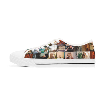 Sabrina Carpenter Album Cover Collage Women's Low Top Sneakers