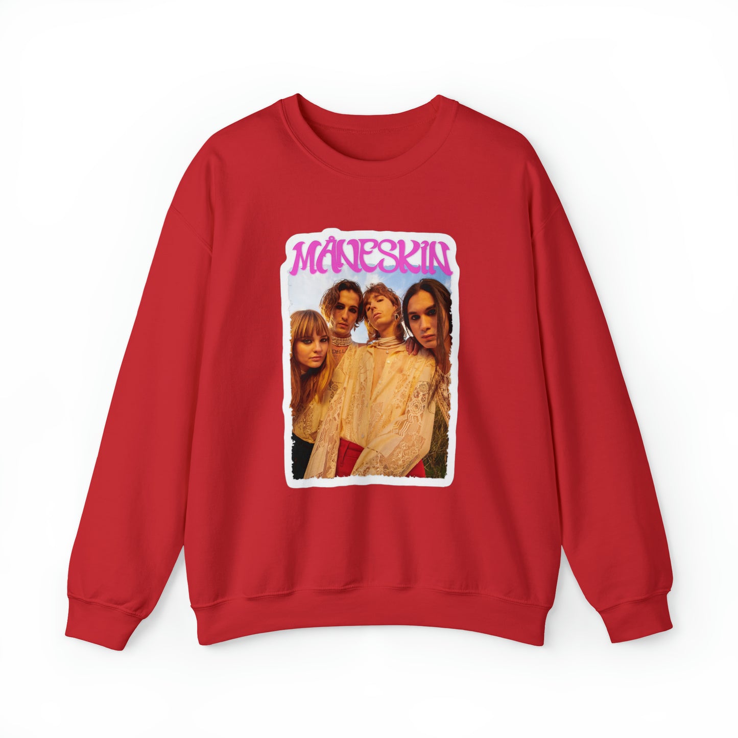 Måneskin Group Photo Unisex Heavy Blend Crewneck Sweatshirt